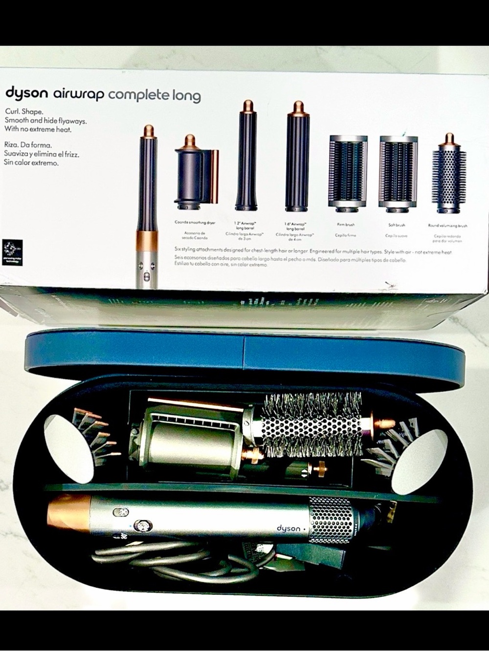 Dyson Hair Styler in Silver and Copper - Picture 3 of 6